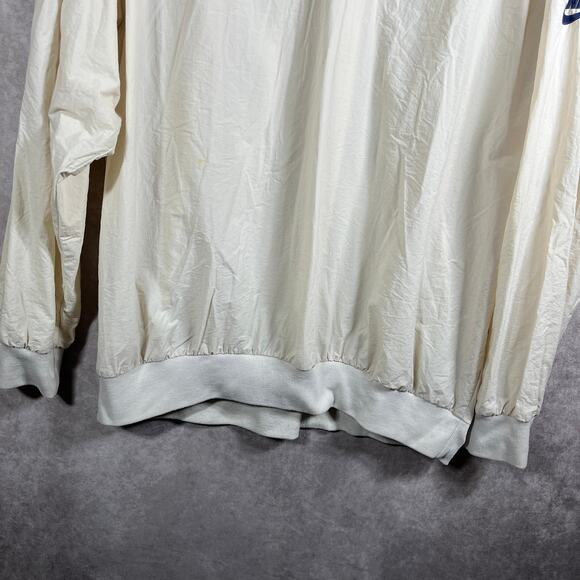 Vintage Nike Golf Windbreaker Jacket Mens XL Cream‎ Henley Pullover 90s Y2K - Picture 5 of 12